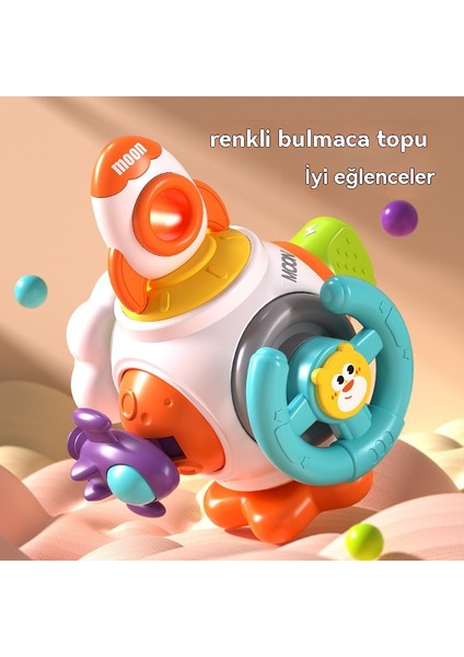 Bebeğin Meşgul Elleri Topu Kapıyor 1-2 Yaş Erken Eğitim Bulmaca Duyusal Entegre Kavrama Dokunmatik Top Çıngırak Bebek Oyuncağı Altı Yüzlü (Yurt Dışından) fiyatları
