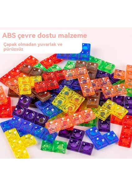 3D Üç Boyutlu Tetris Bulmaca Bulmaca Tahtası Bulmaca Ebeveyn-Çocuk Masa Üstü Oyuncak (Yurt Dışından)