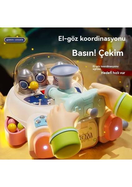 Yeni Uzay Gemisi Oyun Konsolu, Sevimli ve Eğlenceli Bulmaca, Anne ve Interaktif Basın Atış Oyuncakları, Yaratıcı Hediyeler, Odaklanma Eğitimi (Yurt Dışından)