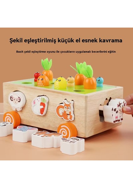 Bulmaca Ahşap Oyuncak Somun Sökme ve Takma Araç Montaj Somunu Kombinasyonu Çok Fonksiyonlu Oyuncak (Yurt Dışından) fiyatları