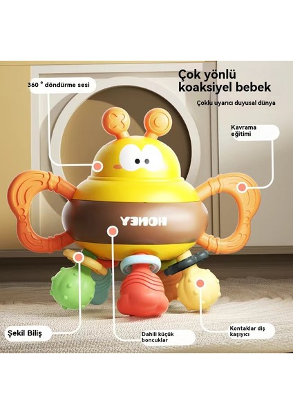 Manhattan El Kapma Topu Bebek Silikon Islanabilir Diş Taşlama Sopa Bebek Oyuncak 0-13 Yaşında Zil Bulmaca Erken Eğitim (Yurt Dışından) indirimleri