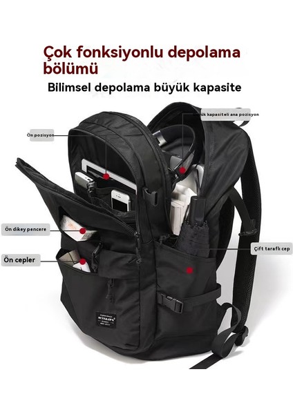 2024 Bahar Yeni Öğrenci Sırt Çantası Okul Çantası Basit Kore Tarzı Sırt Çantası Kadın Seyahat Eğlence Çantası (Yurt Dışından) modelleri