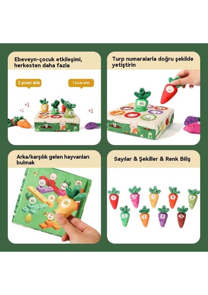 Çocuk Puzzle ve Erken Eğitim Havuç Çekme Oyuncakları 0-3 Yaş Bebek Oyuncakları Isırık ve Isırık Peluş Oyuncaklar (Yurt Dışından) fırsatları