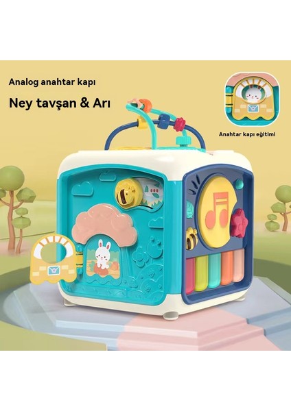 Bebek Oyuncağı El Çırpma Davulu, Çocukların Alkışlama Davulu, Çokyüzlü Bulmaca Oyuncak Müziği, 6 Aylık Bebek Erken Eğitimi, 0-1 Yaş (Yurt Dışından) fırsatları