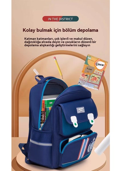 Yeni Ilköğretim Okulu Okul Çantası Hafif Kitap Çantası Büyük Kapasiteli Omuz Çantası 4-6 Sınıf Okul Çantası Büyük Boy (Yurt Dışından) fırsatları