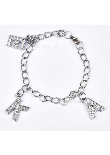 Simli 4 El Yapımı Rhinestone Püskül Ayakkabı Zinciri Kolye Aksesuarları Takı Kadınlar Için Lüks Kristal Dıy Mektup Kolye Ayakkabı Süslemeleri (Yurt Dışından)