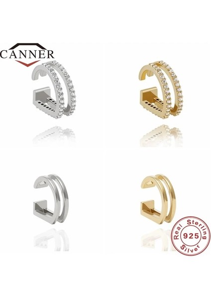 Altın Rengi 2 Anner Yeni Küpe Klipsli Küpe Gümüş Klip Küpe Kadınlar Için Hiçbir Piercing Kıkırdak Küpe Takı (Yurt Dışından) modelleri