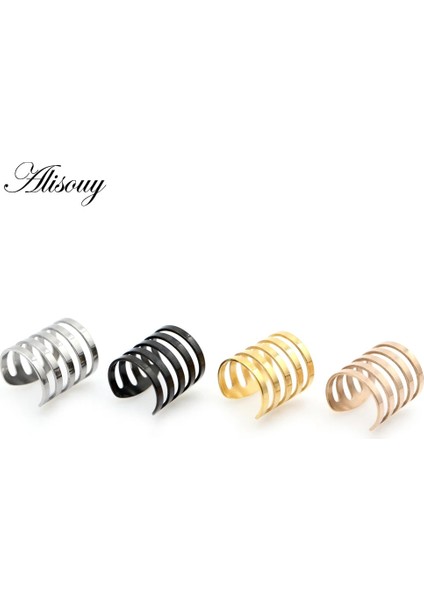 Gümüş Tarzı Stil 1 Alisouy Teel Altın Renk Kulak Manşetleri Çapraz Çiçek Klip Küpe Kadınlar Için Hiçbir Piercing Sahte Kıkırdak Küpe Aksesuarları Hediye (Yurt Dışından) modelleri