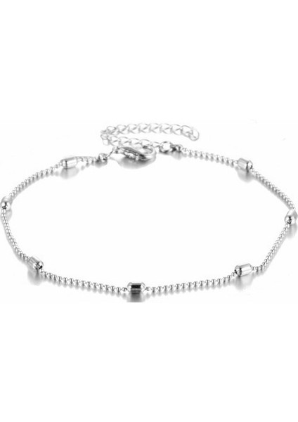 No.6 Boyutu Yeni Moda Basit Kalp Kadın Halhal Ayak Takı Bacak Yeni Halhal Ayak Bileği Bilezikler Kadınlar Için Bacak Zinciri Hediyeler (Yurt Dışından)