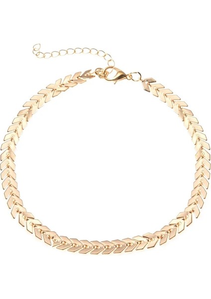 Altın Bohem Kadın Halhal Yalınayak Tığ Sandalet Ayak Takı Bacak Uçak Halhal Ayak Bileği Bilezikler Kadınlar Için Bacak Zinciri (Yurt Dışından)