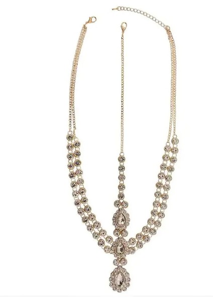 Gümüş Kaplı Boho Lüks Düğün Başlığı Kristal Kafa Zincir Takı Gümüş Kadınlar Hint Taş Alın Zinciri Gelin Saç Aksesuarları (Yurt Dışından) modelleri