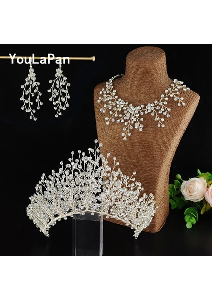 Gümüş Taç Youlapan HP193 Gelin Taç Gelin Tacı Düğün Saç Taç Gelin Taç Gelin Düğün Saç Takı Prenses Diadem Aksesuarları (Yurt Dışından) fiyatları