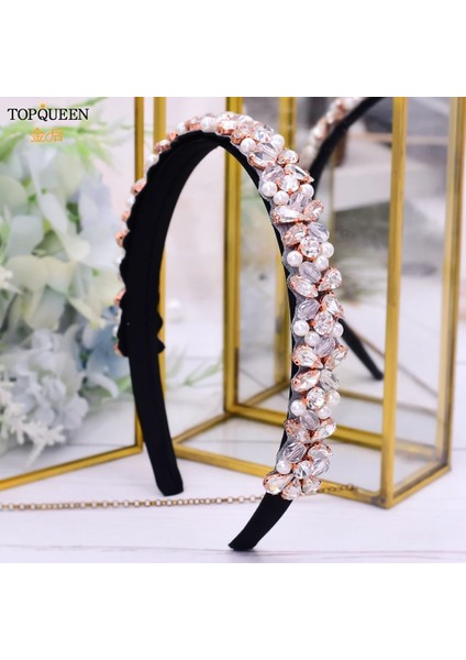 S350-D-GR Topqueen S387-D Lüks Rhinestone Düğün Saç Bantları Çarpıcı Kristal Saç Takı Gelin Saç Tiaras Barok Hairbands Şapkalar (Yurt Dışından) fiyatları