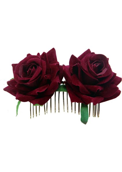 Pembe Whitered Rose Çiçek Saç Tarakları Düğün Gelin Moda Takı Kadınlar Balo Başlığı Charm Saç Aksesuarları Saç Dudakları (Yurt Dışından) modelleri