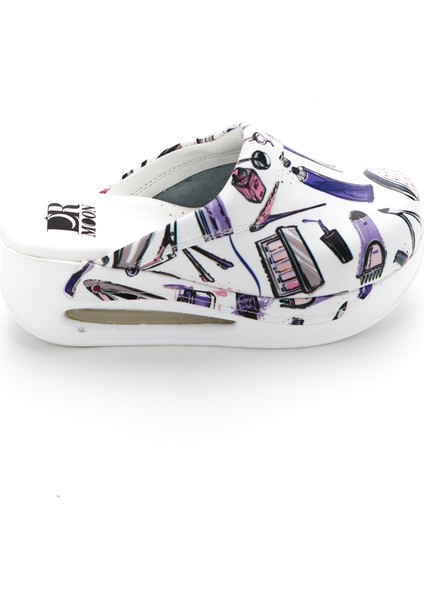 Makyaj Desenli Ortopedik Taban Hakiki Deri Sabo Terlik fırsatları