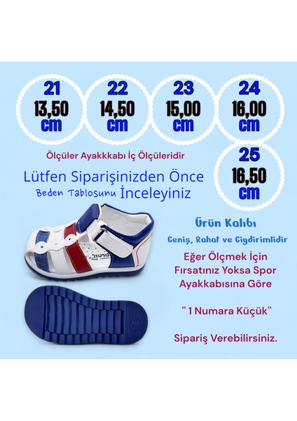 Ortopedik Erkek Bebek Sandaleti EBGCM2406