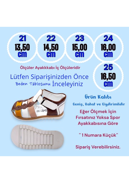 Ortopedik Erkek Bebek Sandaleti EBGCM2406