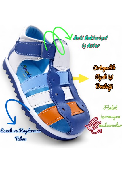 Ortopedik İlk Adım Erkek Bebek Sandaleti EİAGCM2406 Benetton 21