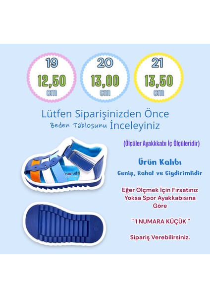 Ortopedik İlk Adım Erkek Bebek Sandaleti EİAGCM2406 Benetton 21