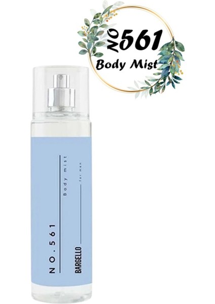 No 561 Erkek Body Mist Vücut Spreyi 210 ml