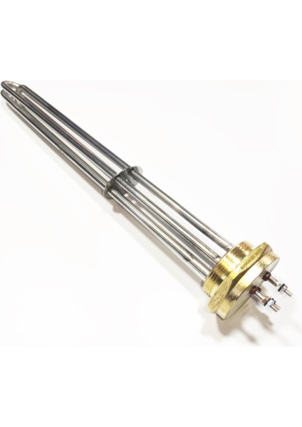 İlaç Dolgulu Reçineli 2 inç 304Cr 10KW 40cm Trifaze Sanayi Isıtıcı Rezistansı