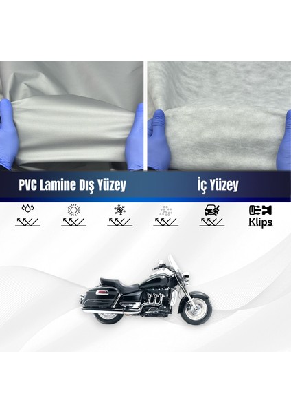 Ultra Shop Trıumph Rocket 3 Touring Su Geçirmez Motosiklet Branda 4 Mevsime Uygun Motor Branda