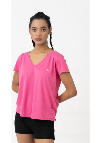 Kadın Logolu T-Shirt Bnt-W20987