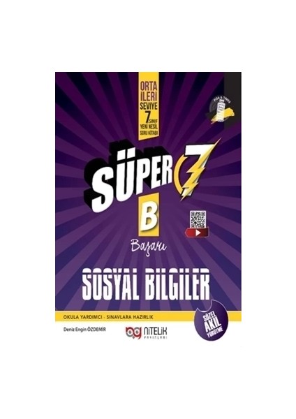 7. Sınıf Süper B ( Başarı) Tüm Dersler Soru Bankası 4 Kitap