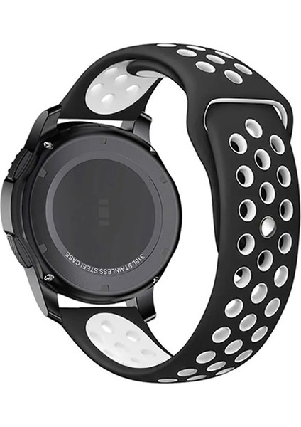 Samsung Gear Sport ile Uyumlu Kordon Yumuşak Dokulu Delikli Desenli Silikon Kayış fiyatları