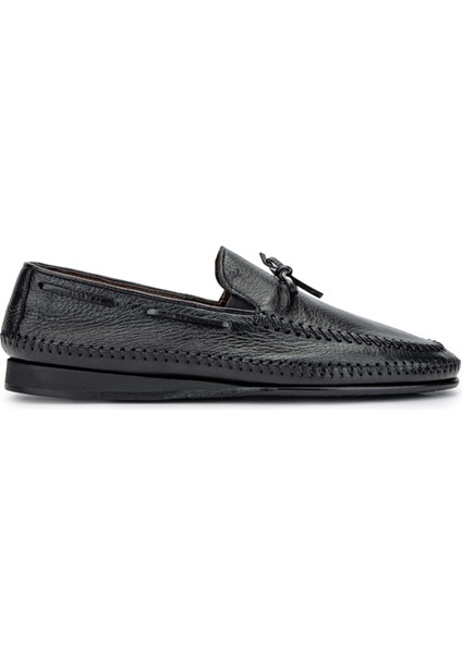 Erkek Deri Siyah Loafer Ayakkabı 477 68607 Erk Ayk Y24 Sıyah Gyk