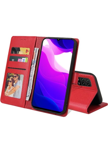 Xiaomi 10 Lite Için Flip Case Üç Kart Yuvaları Kickstand Darbeye 4 (Yurt Dışından)