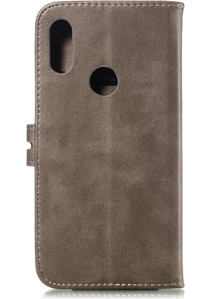 Cüzdan Kılıf Için Xiaomi Redmi Y3 Kart Tutucu Manyetik Kapatma Tüm Yuvarlak (Yurt Dışından)
