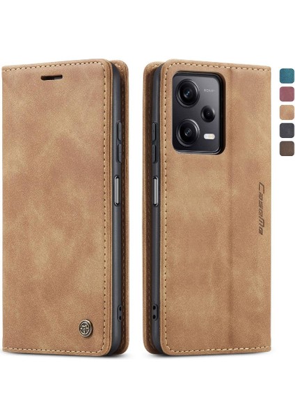 Xiaomi Poco X5 Pro 5g Flip Için Flip Case Folio Kitap Manyetik Kapatma Pu (Yurt Dışından)
