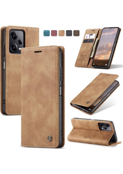 Xiaomi Poco X5 Pro 5g Flip Için Flip Case Folio Kitap Manyetik Kapatma Pu (Yurt Dışından)