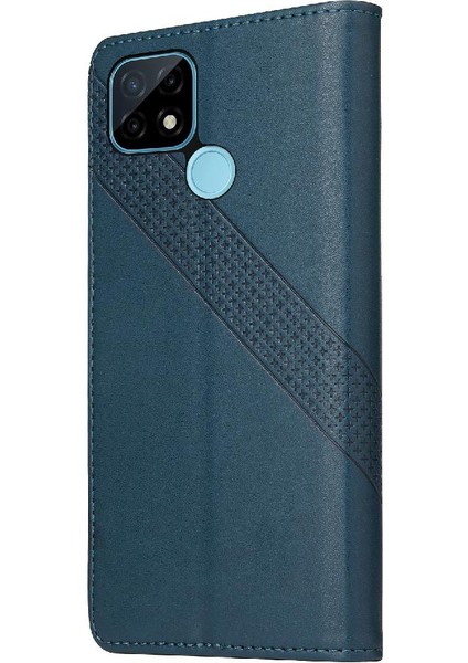 Realme C21 4 Köşe Koruma Kickstand Darbeye Üç Için Flip Case (Yurt Dışından)