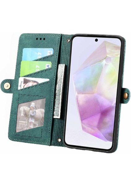 Samsung Galaxy A35 5g Için Flip Case Kapak Cüzdan Darbeye Basit (Yurt Dışından)