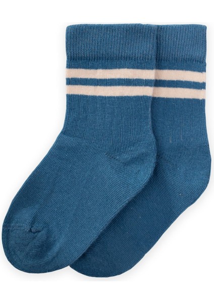 Ham Çizgili Soket Indigo Mavi