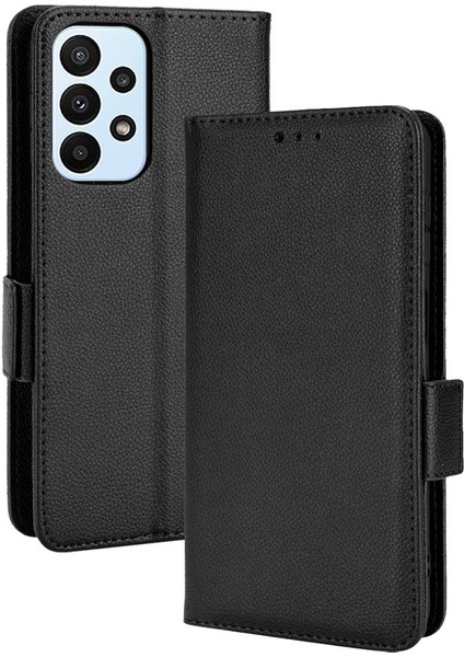 Samsung Galaxy M23 5g Için Kılıf Yan Toka Cüzdan Pu Deri Manyetik Kart (Yurt Dışından)