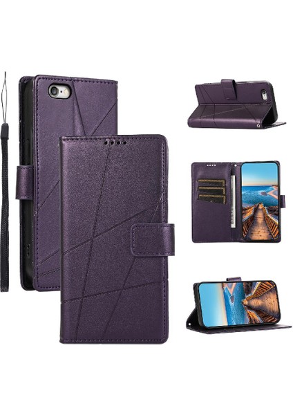 Iphone 6 Için Flip Case Artı/6s Artı Üç Kart Yuvaları Darbeye Şok (Yurt Dışından)