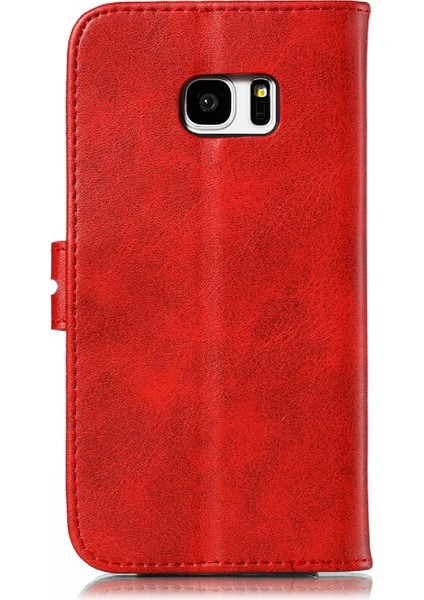 Samsung Galaxy S7 Kenar Manyetik Kapatma Kart Tutucu Için Cüzdan Durumda Tüm (Yurt Dışından)