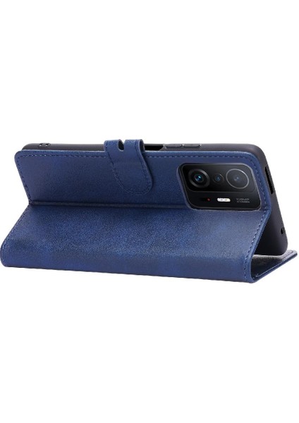 Cüzdan Kılıf Için Xiaomi 11T/11T Pro Kart Tutucu Tüm Yuvarlak Koruma (Yurt Dışından)