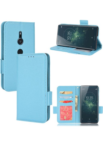 Sony Xperia Xz2 Cüzdan Manyetik Yan Toka Kart Yuvaları Tutucu Pu (Yurt Dışından)