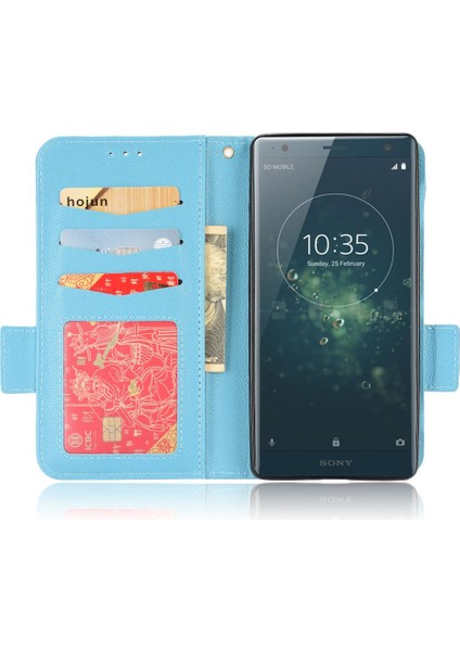 Sony Xperia Xz2 Cüzdan Manyetik Yan Toka Kart Yuvaları Tutucu Pu (Yurt Dışından) fiyatları