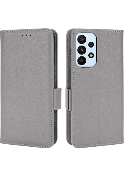 Samsung Galaxy M23 5g Için Kılıf Yan Toka Cüzdan Pu Deri Manyetik Kart (Yurt Dışından)