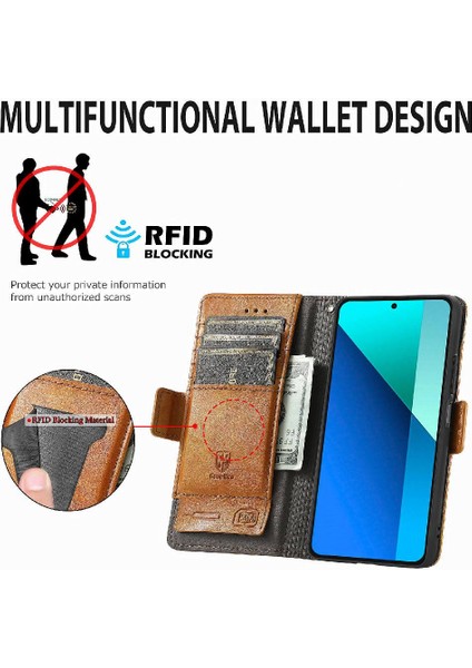 Xiaomi Redmi Not 13 Için Flip Case 4g Iş Ekleme Cüzdan Çok Renkli (Yurt Dışından) indirimleri