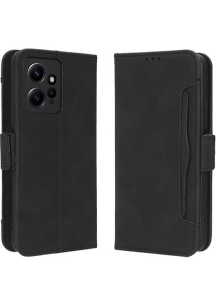 Xiaomi Redmi Için Not 12 4g Ayarlanabilir Ayrılabilir Kart Tutucu Manyetik Kapatma Deri Cüzdan Kapak (Yurt Dışından)