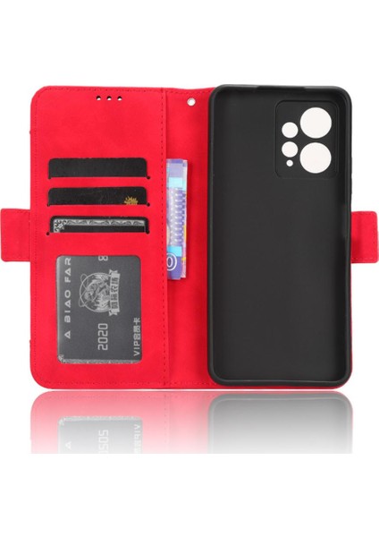 Xiaomi Redmi Için Not 12 4g Ayarlanabilir Ayrılabilir Kart Tutucu Manyetik Kapatma Deri Cüzdan Kapak (Yurt Dışından)