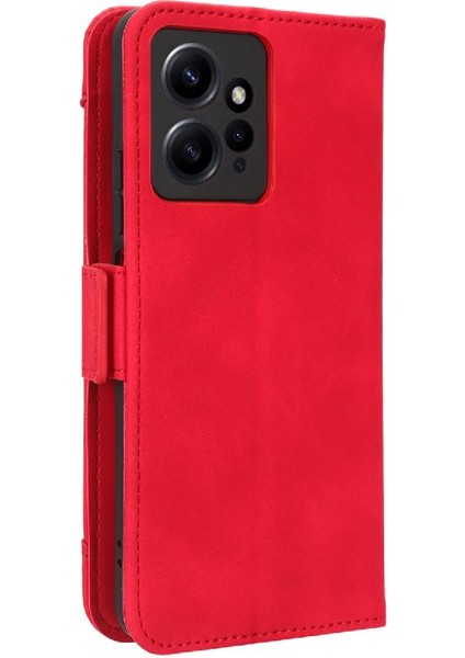 Xiaomi Redmi Için Not 12 4g Ayarlanabilir Ayrılabilir Kart Tutucu Manyetik Kapatma Deri Cüzdan Kapak (Yurt Dışından)