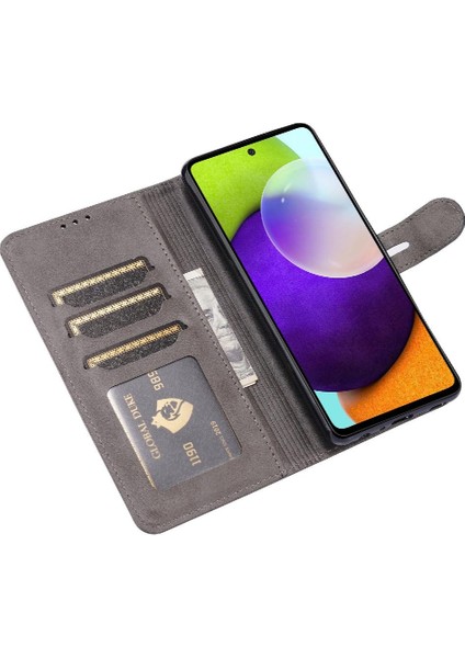 Colorful Shop Cüzdan Kılıf Samsung Galaxy A82 5g Için Tüm Yuvarlak Koruma Kabartmalı Kart (Yurt Dışından)