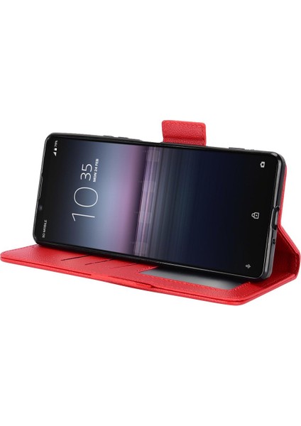 Sony Xperia 1 Ii Için Kılıf Manyetik Pu Deri Yan Toka Kart Yuvaları (Yurt Dışından) modelleri
